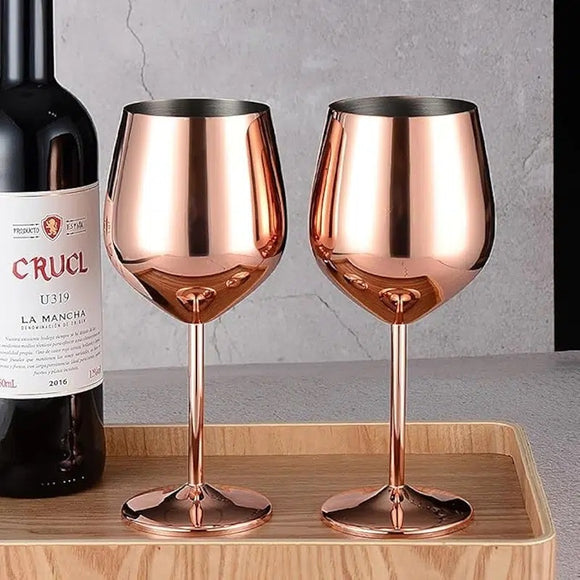 Pack de 2 Copas de vino o gin cobre