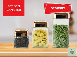 Canister de vidrio